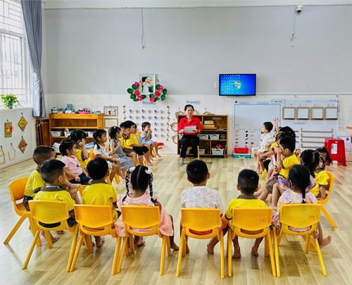 Ngày hội bé đến trường của các bé lớp Mầm 3